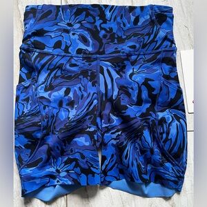 Lululemon Fast & Free HR 6” Blue Nulux Women's Shorts